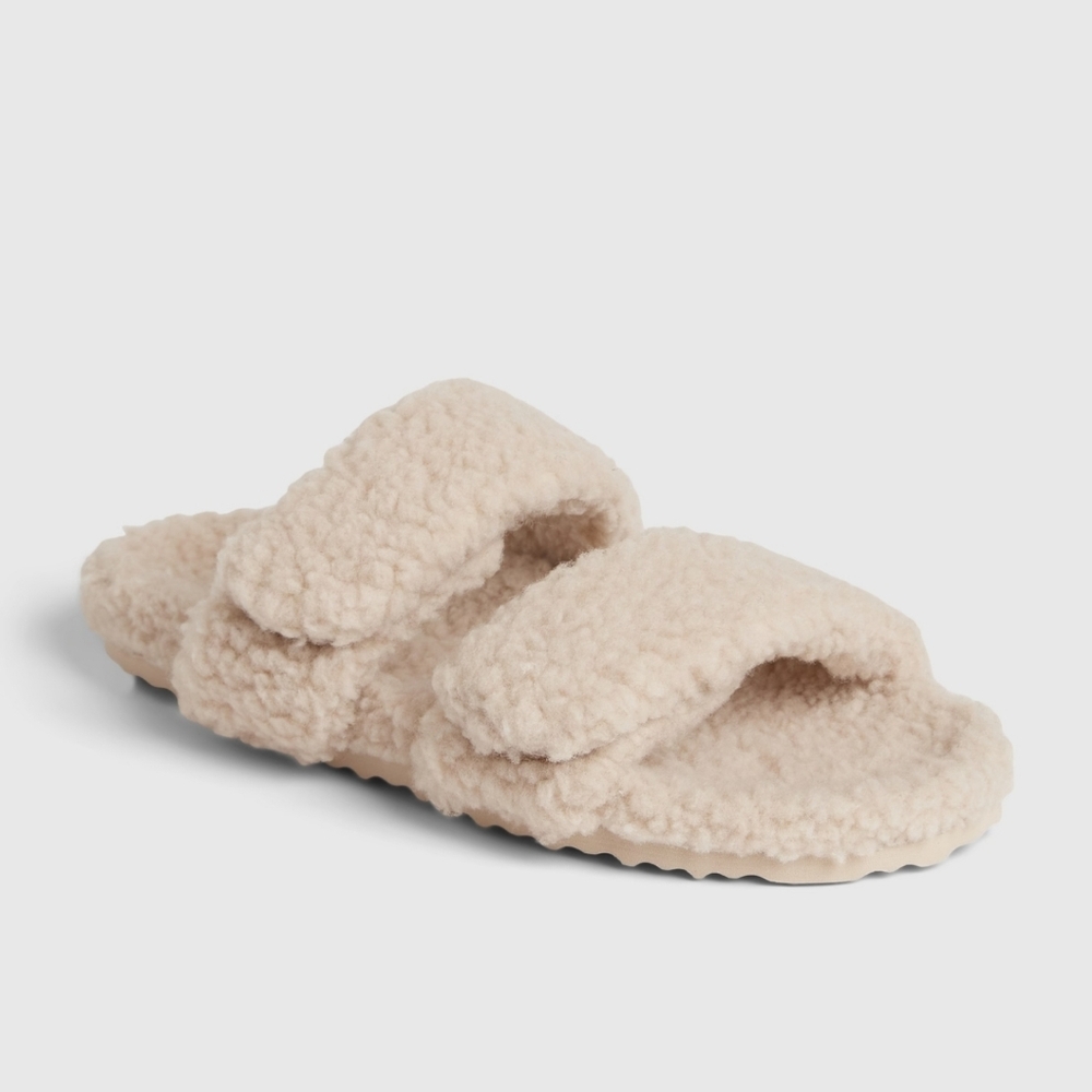 Gap Fuzzy Slippers Womens Sz 12 Us Nwt